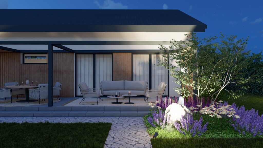 PROJEKT OGRODU ŁOCHOWO