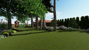 Projekt ogrodu Oleszno