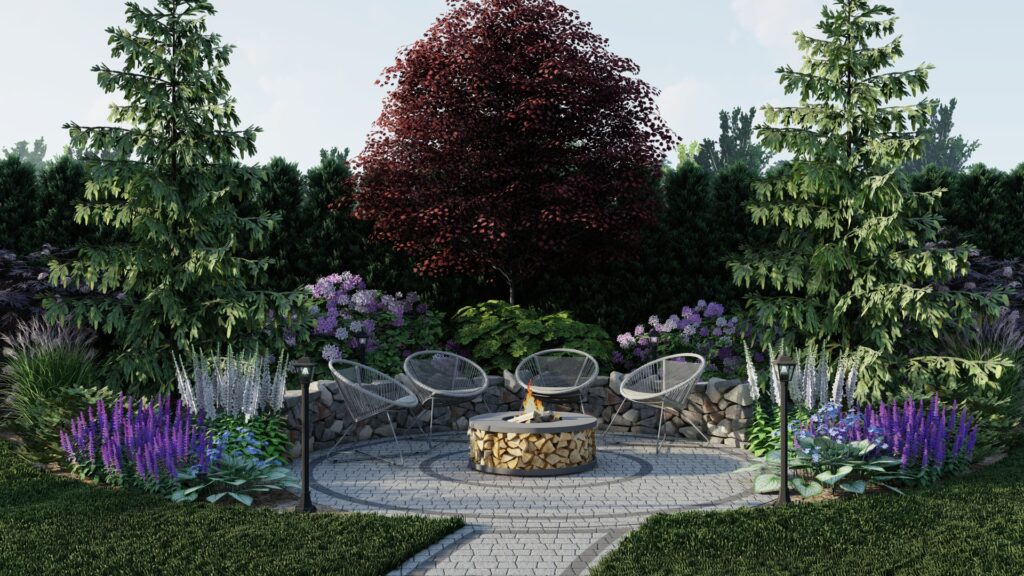 PROJEKT OGRODU BYDGOSZCZ ogród w stylu rustykalnym