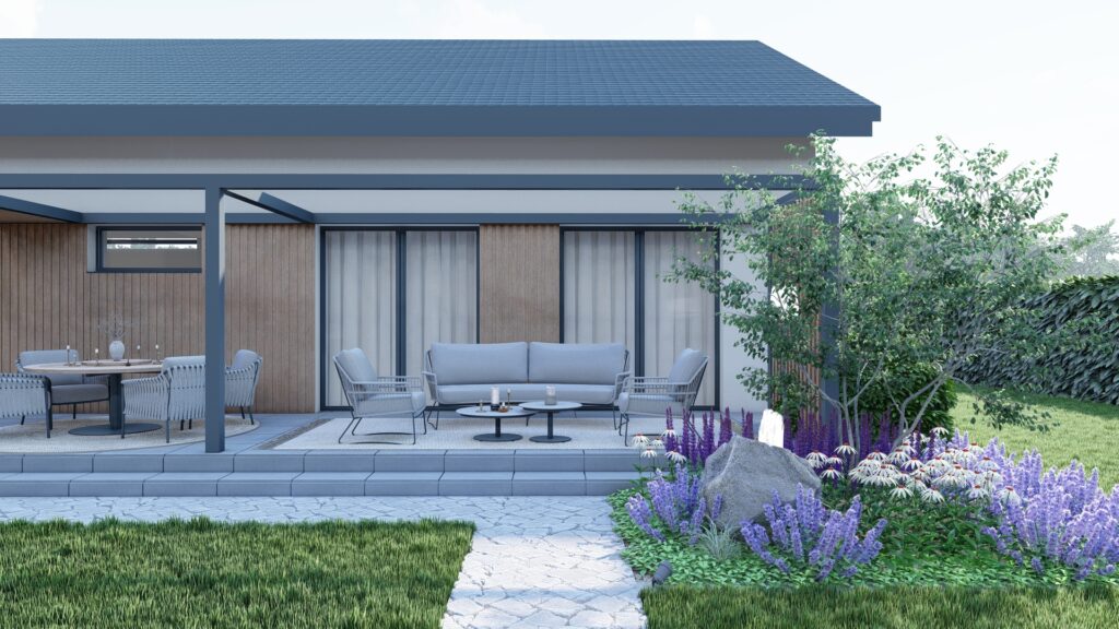 PROJEKT OGRODU ŁOCHOWO