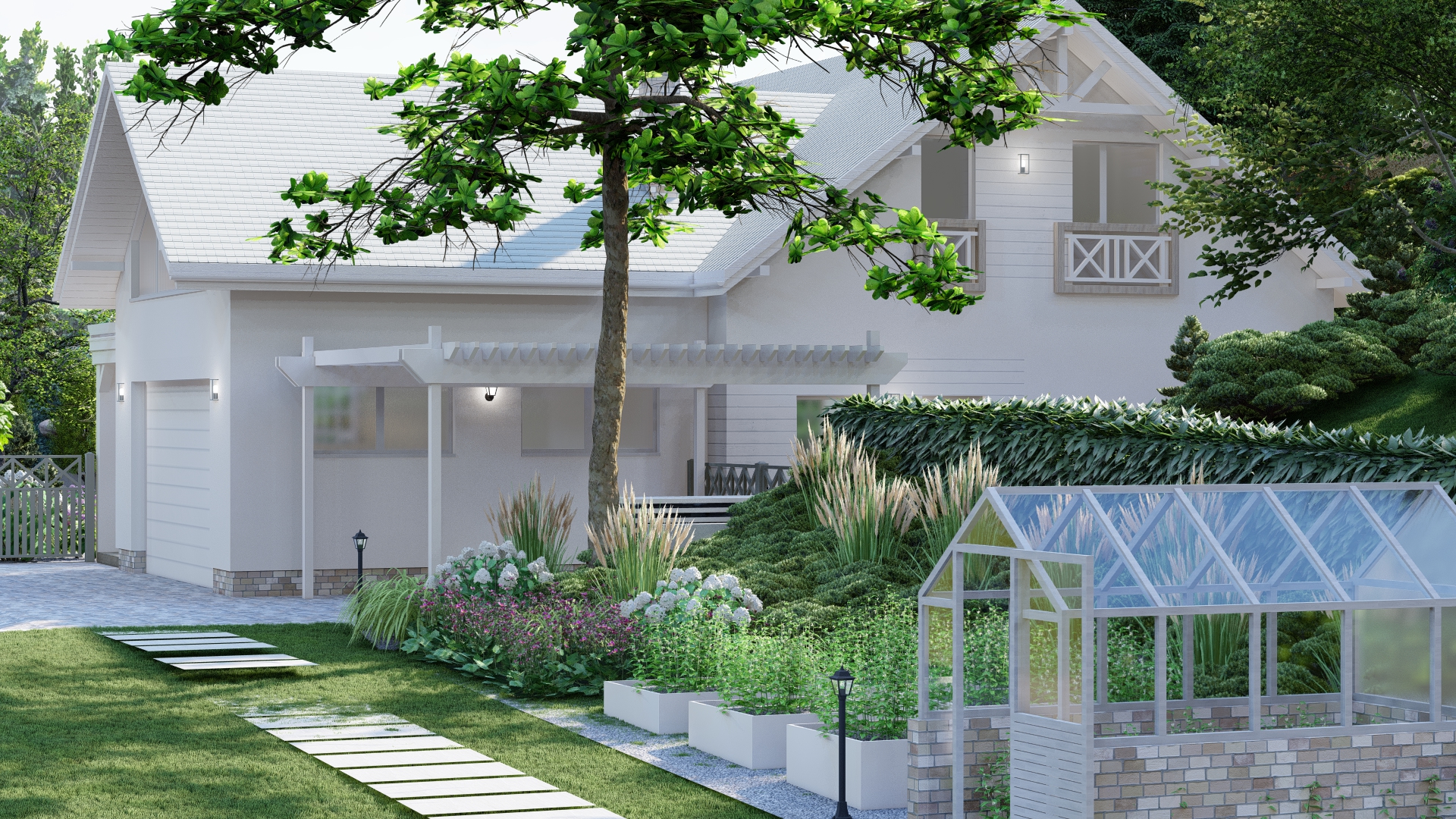 PROJEKT OGRODU MAŁY GŁĘBOCZEK