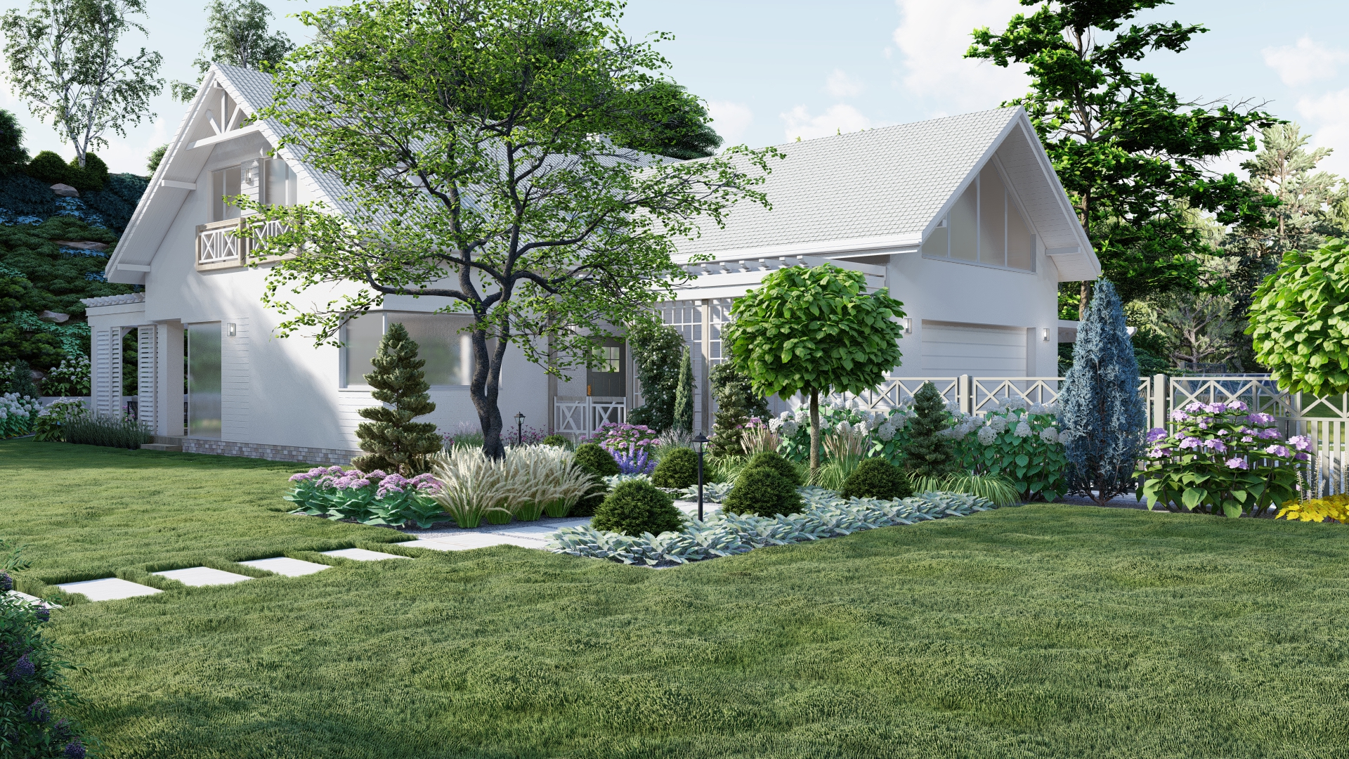 PROJEKT OGRODU MAŁY GŁĘBOCZEK