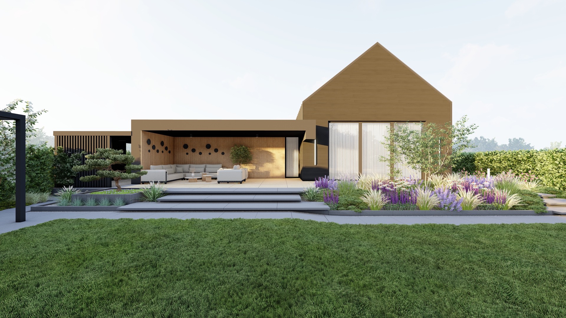 ogród formalny z nutą naturalizmu